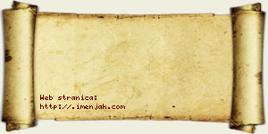 Jagodinka Mečanin vizit kartica